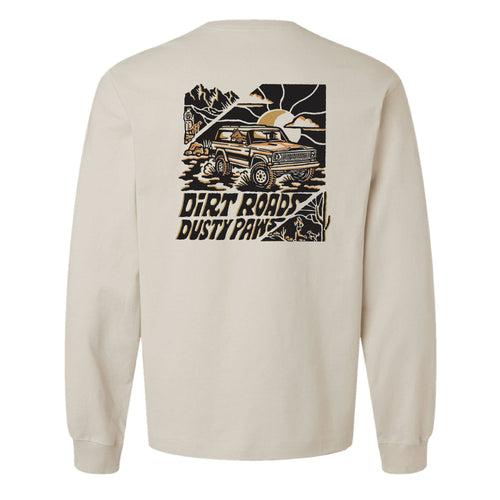 Dirt Roads Dusty Paws Heavyweight Long Sleeve | Multiple Colors