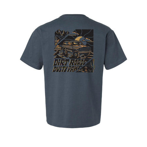 Dirt Roads Dusty Paws Heavyweight Tee | Multiple Colors
