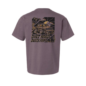 Dirt Roads Dusty Paws Heavyweight Tee | Multiple Colors