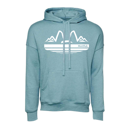 Mutts and Mountains Hoodie | Dusty Blue