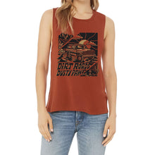 Load image into Gallery viewer, Dirt Roads Dusty Paws Women&#39;s Flowy Muscle Tank | Multiple Colors