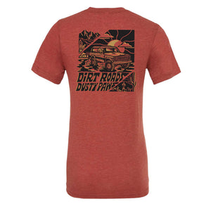 Dirt Roads Dusty Paws Triblend Tee | Multiple Colors
