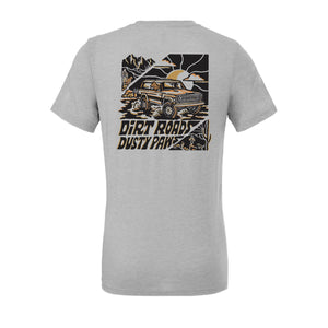 Dirt Roads Dusty Paws Triblend Tee | Multiple Colors
