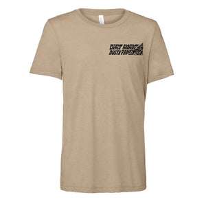 Dirt Roads Dusty Paws Triblend Tee | Multiple Colors