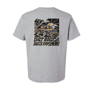 Dirt Roads Dusty Paws Heavyweight Tee | Multiple Colors