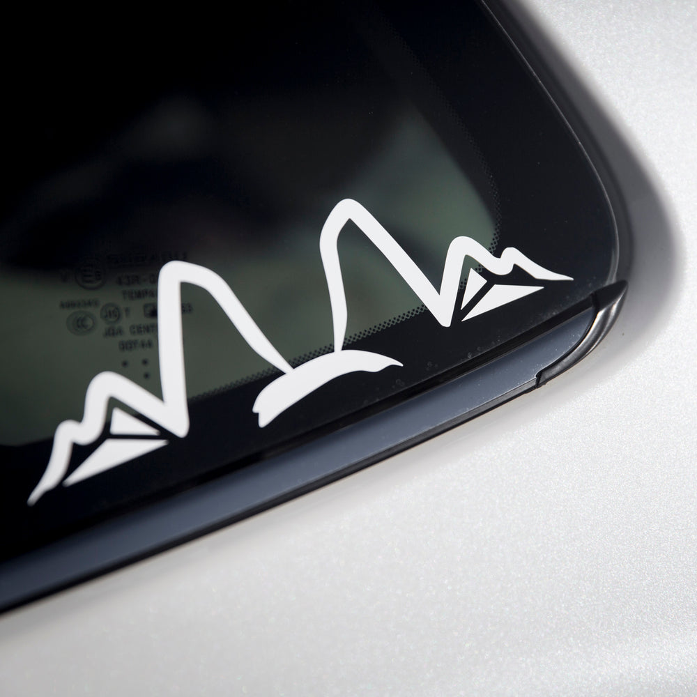 MuttRuk Mutts and Mountains Transfer Sticker